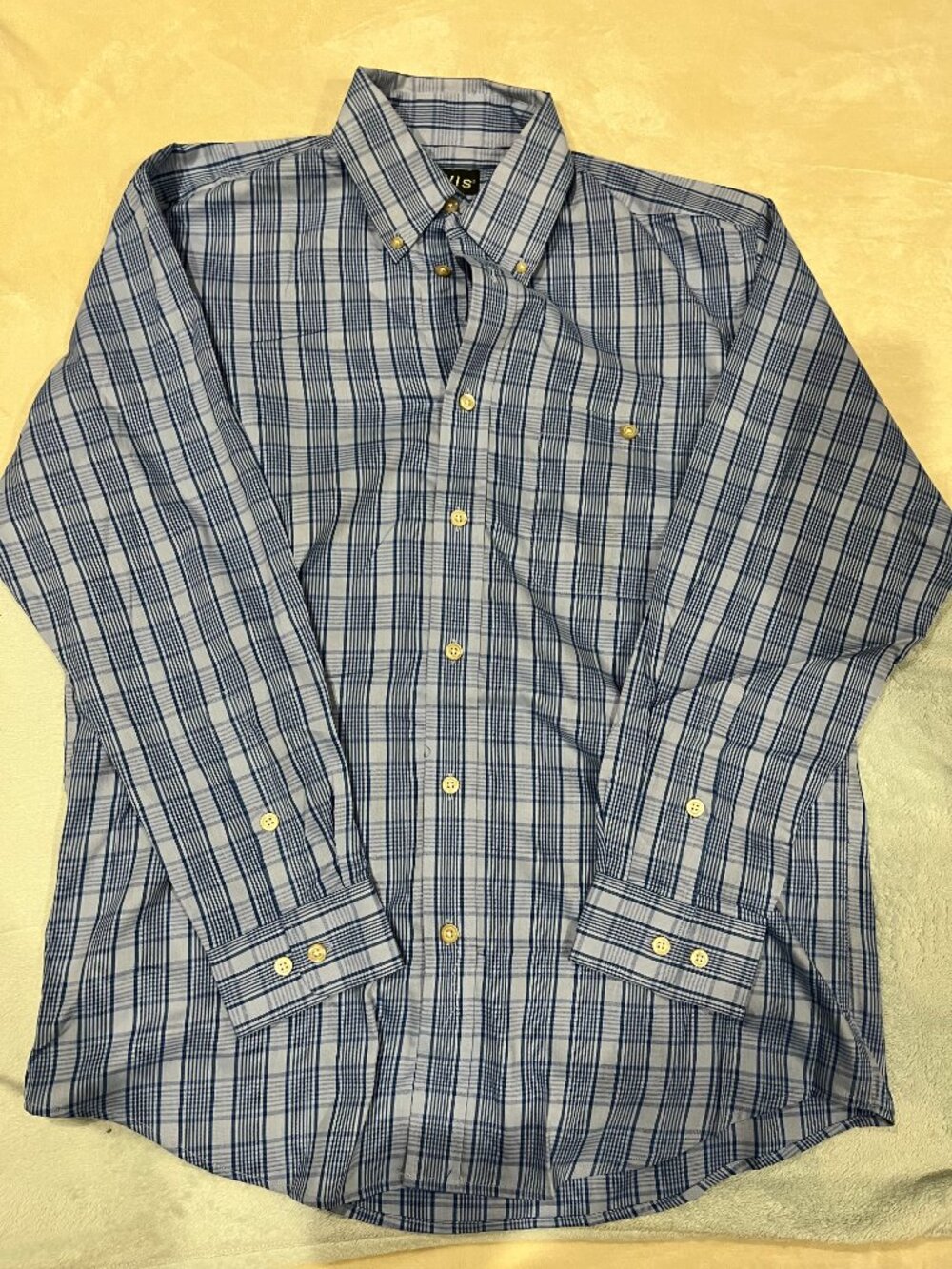 Orvis blue button down Large - Picture 4 of 6